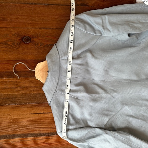 NWT Madewell Larsen Blazer in Drapeweave “Overcast” in size S - Picture 15 of 16